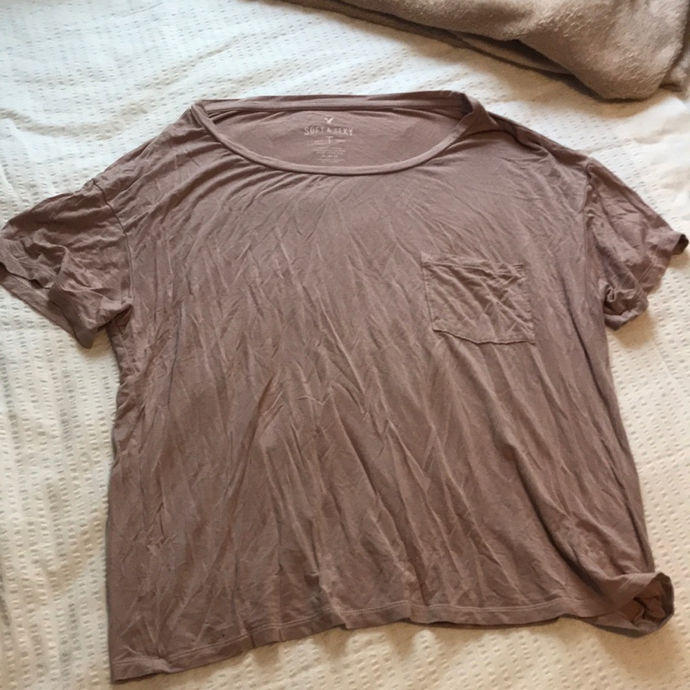 Peachy short sleeved soft and sexy!